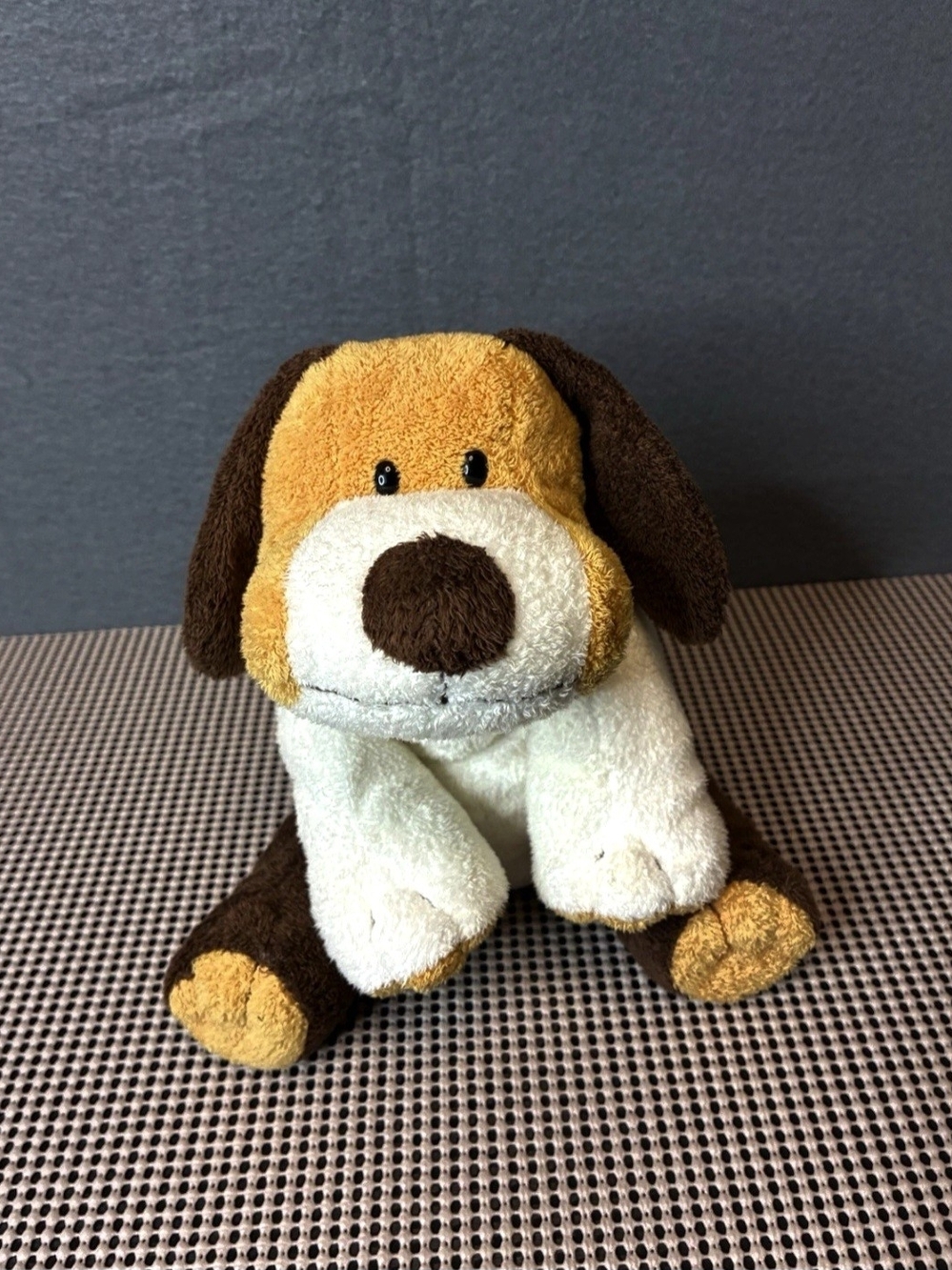 Ty Pillow Pals Plush Dog Brown White 2002 All Ages Suitable for Kids 3-11 Years